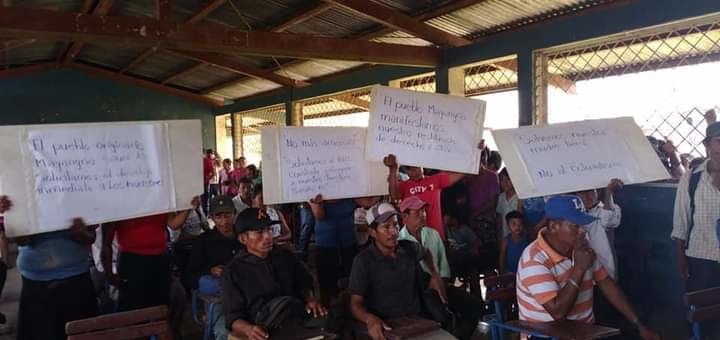 Protesta pacífica Comunitarios Wilus