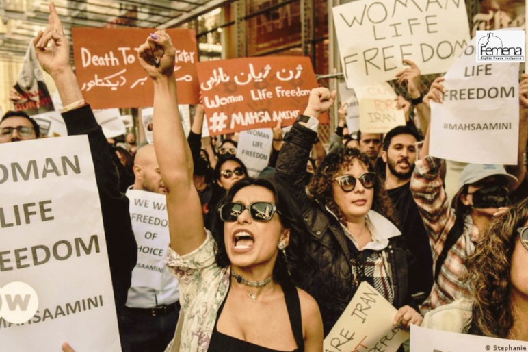 Iran protests FEMENA