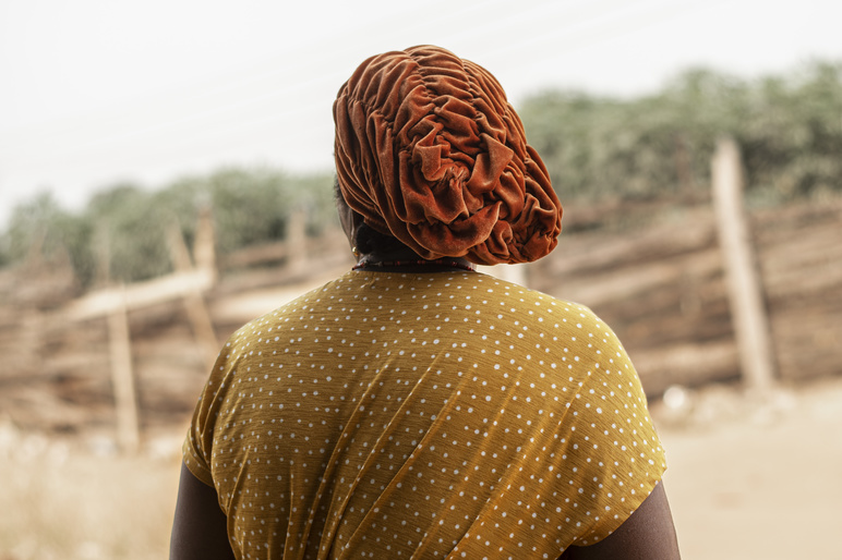 African woman view