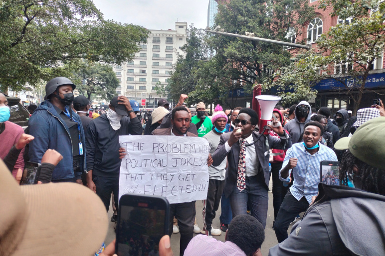 Kenya June 2024 protests shutterstock 2478192113