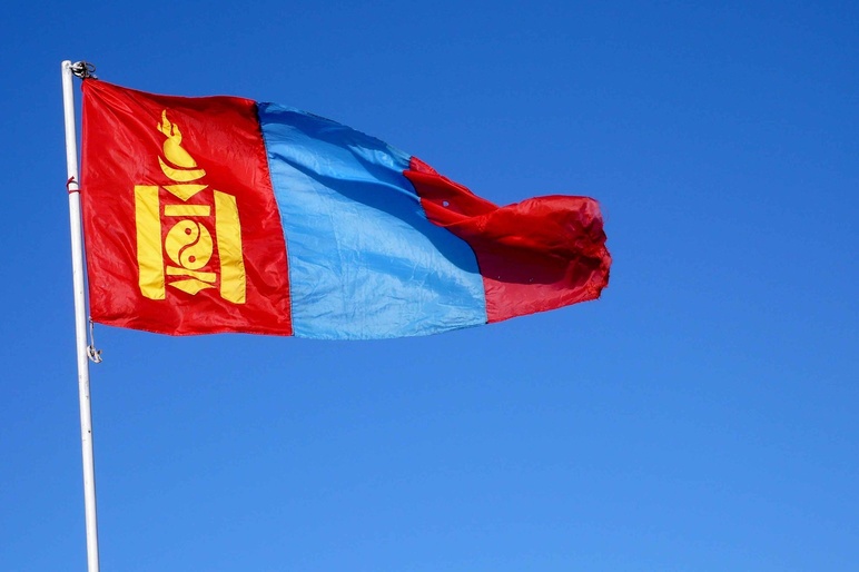 Flag Mongolia